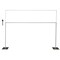 Heavy Duty Pipe Drape Kit Backdrop Support w/ Metal Steel Base-Height Adjustable